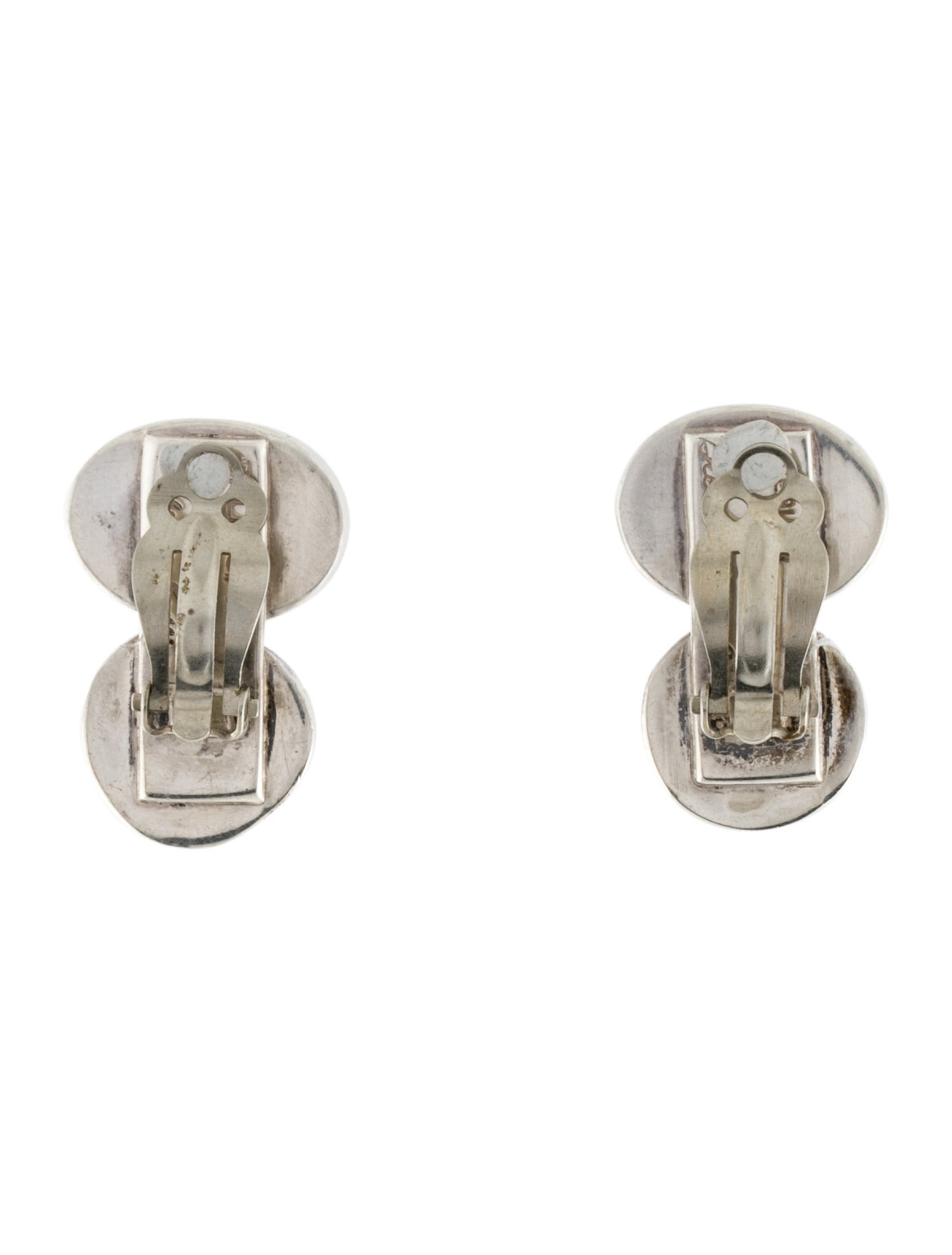 Rebecca Collins Fossil Coral & Opal Clip-On Earrings