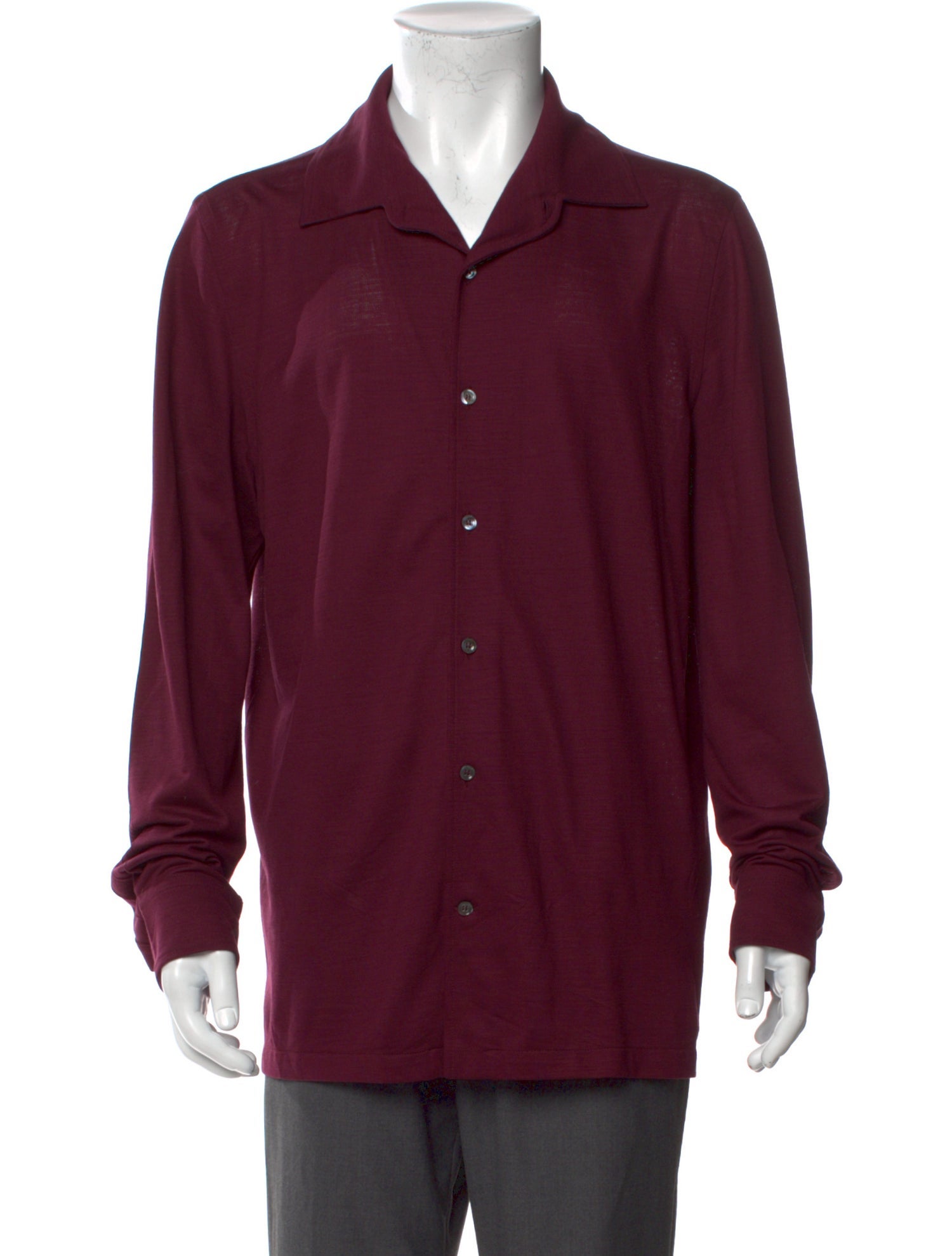 Rubinacci Wool Long Sleeve Shirt