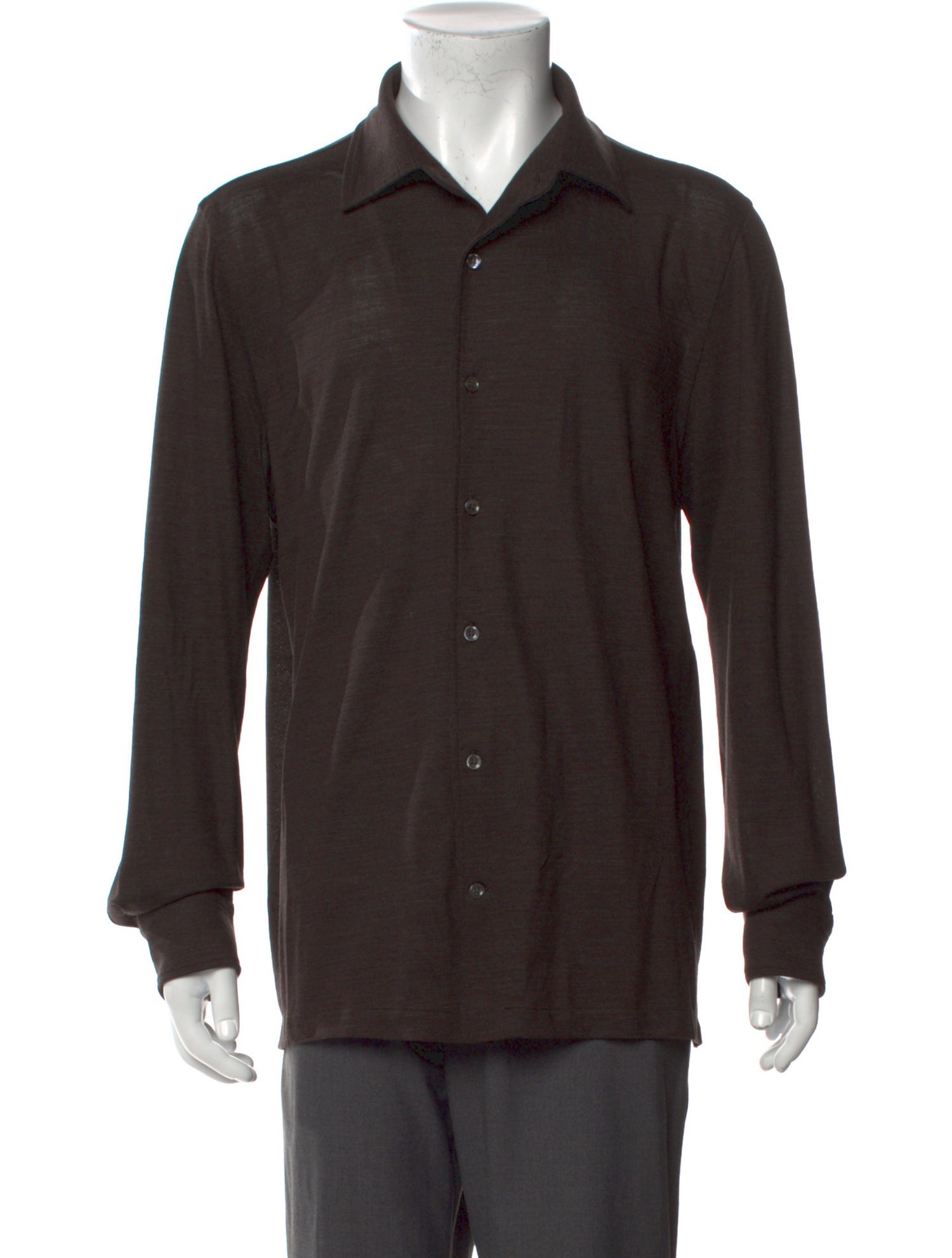 Rubinacci Wool Long Sleeve Shirt