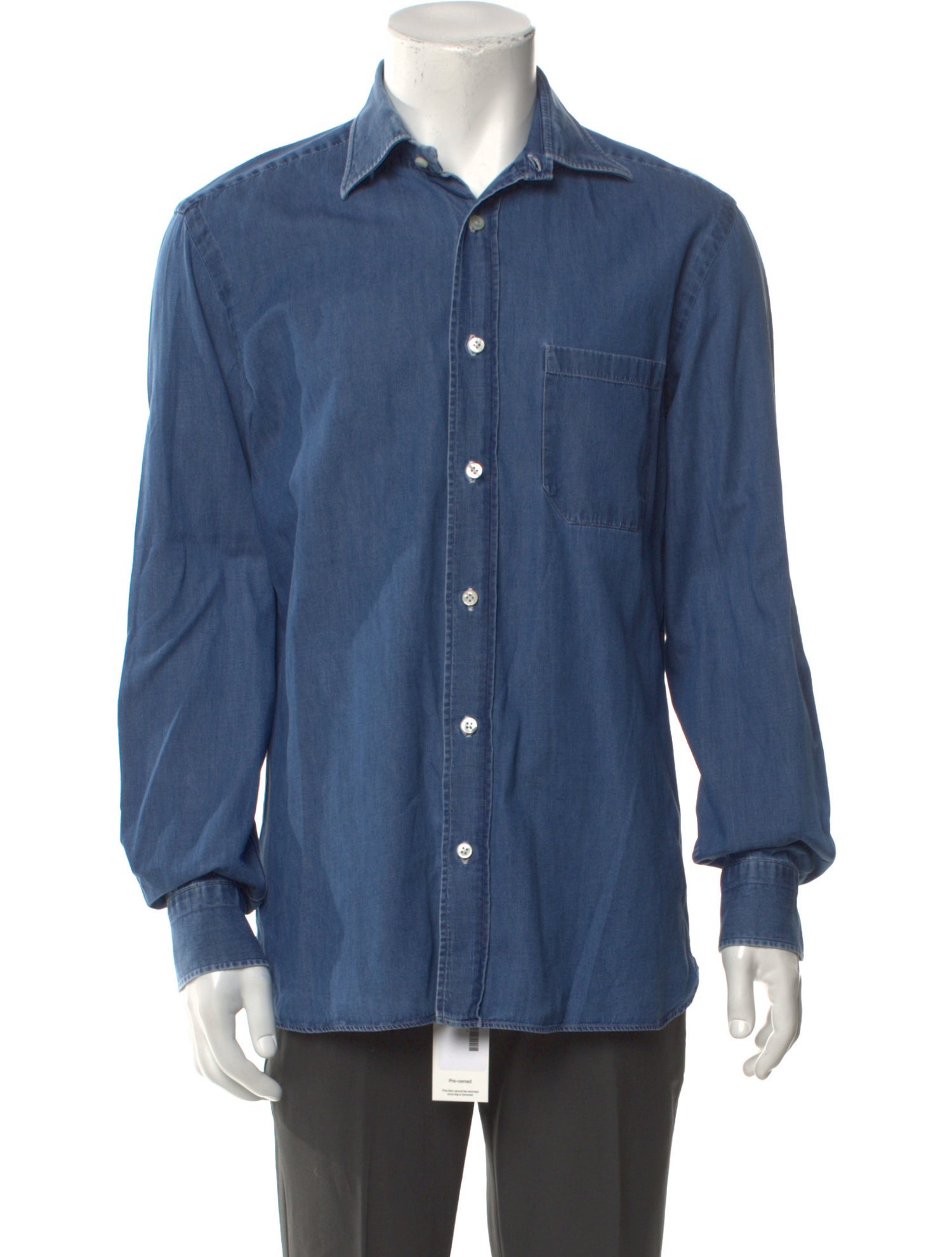 Rubinacci Long Sleeve Denim Shirt