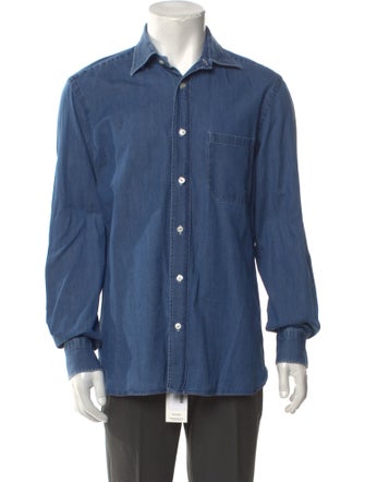 Rubinacci Long Sleeve Denim Shirt