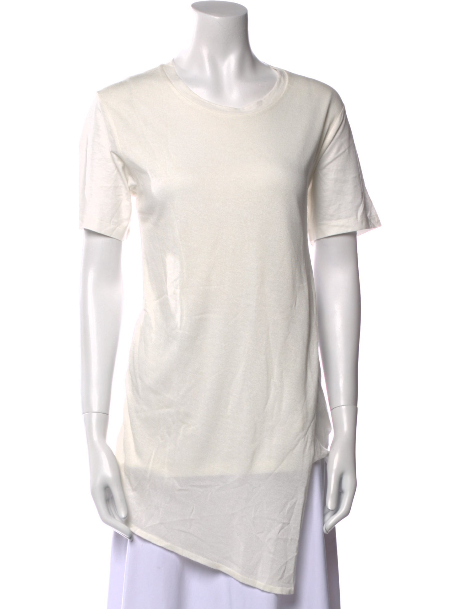 RISMAT by Y's Scoop Neck Short Sleeve T-Shirt