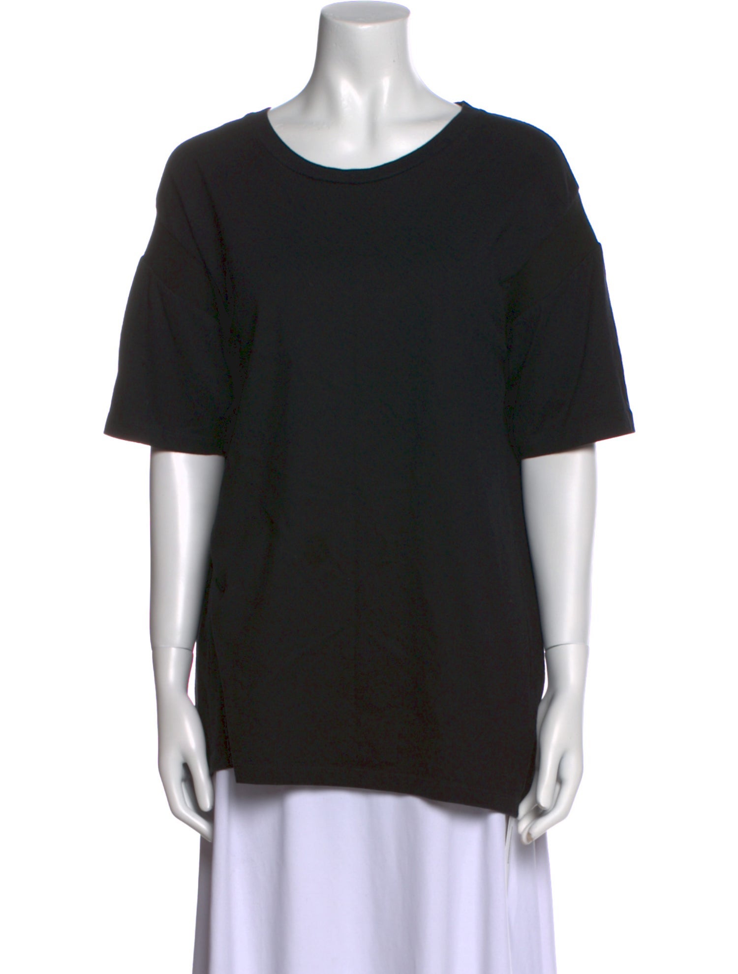 RISMAT by Y's Scoop Neck Short Sleeve T-Shirt