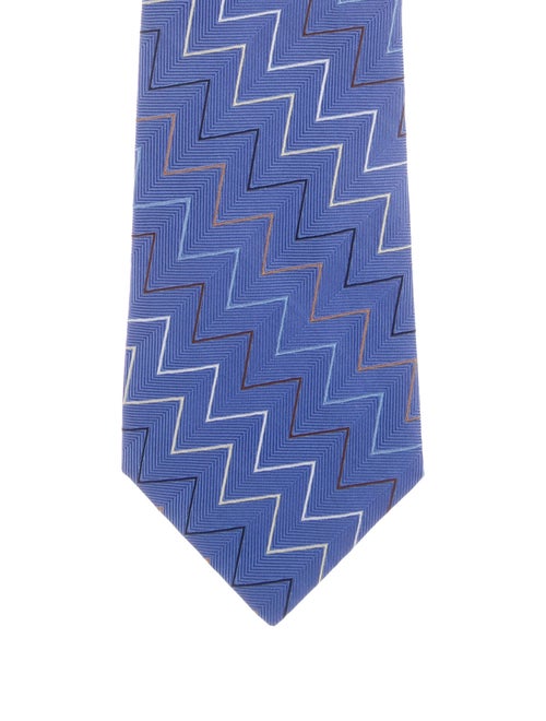 Stefano Ricci Jacquard Silk Tie blue