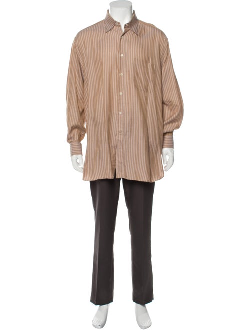 Stefano Ricci Striped Long Sleeve Shirt