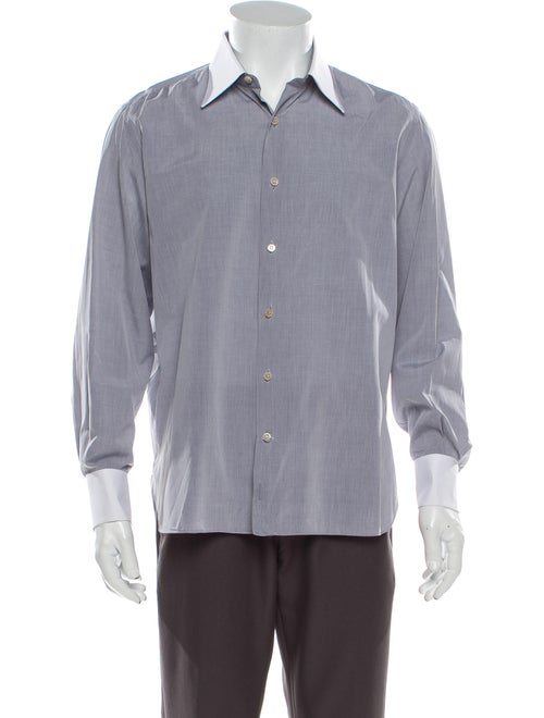 Stefano Ricci Long Sleeve Dress Shirt Grey