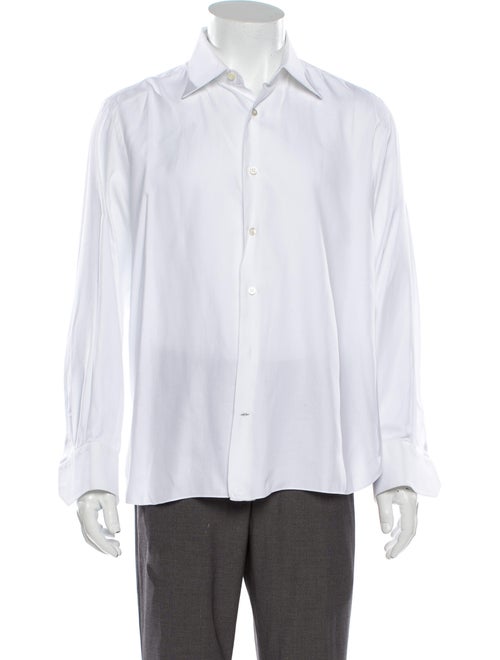 Stefano Ricci Long Sleeve Dress Shirt White