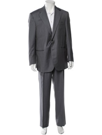 Stefano Ricci Wool Striped Two-Piece Suit
