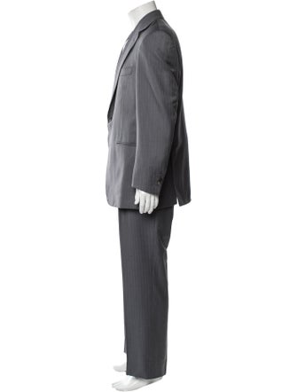 Stefano Ricci Wool Striped Two-Piece Suit