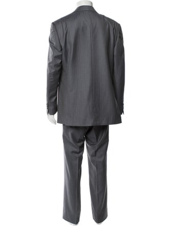 Stefano Ricci Wool Striped Two-Piece Suit