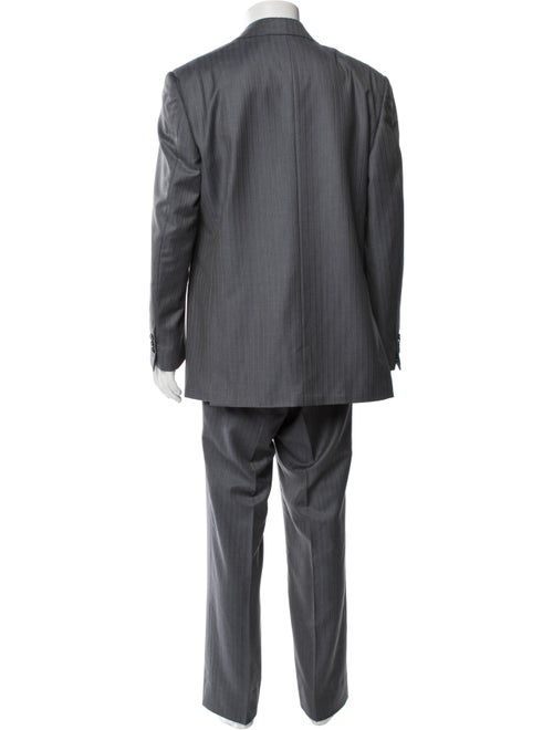 Stefano Ricci Wool Striped Two-Piece Suit