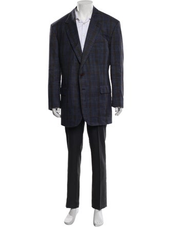 Stefano Ricci Plaid Print Blazer