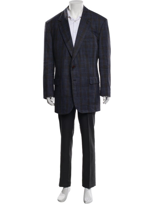 Stefano Ricci Plaid Print Blazer
