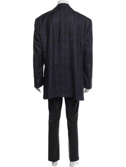 Stefano Ricci Plaid Print Blazer