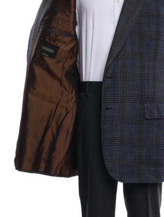 Stefano Ricci Plaid Print Blazer