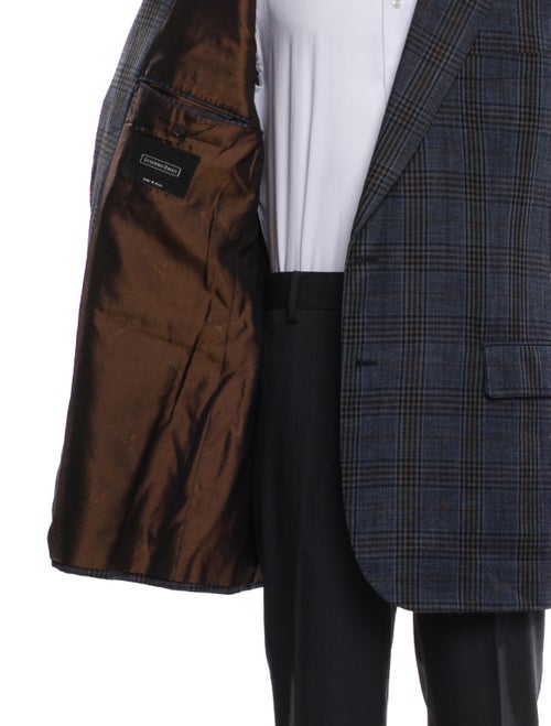 Stefano Ricci Plaid Print Blazer
