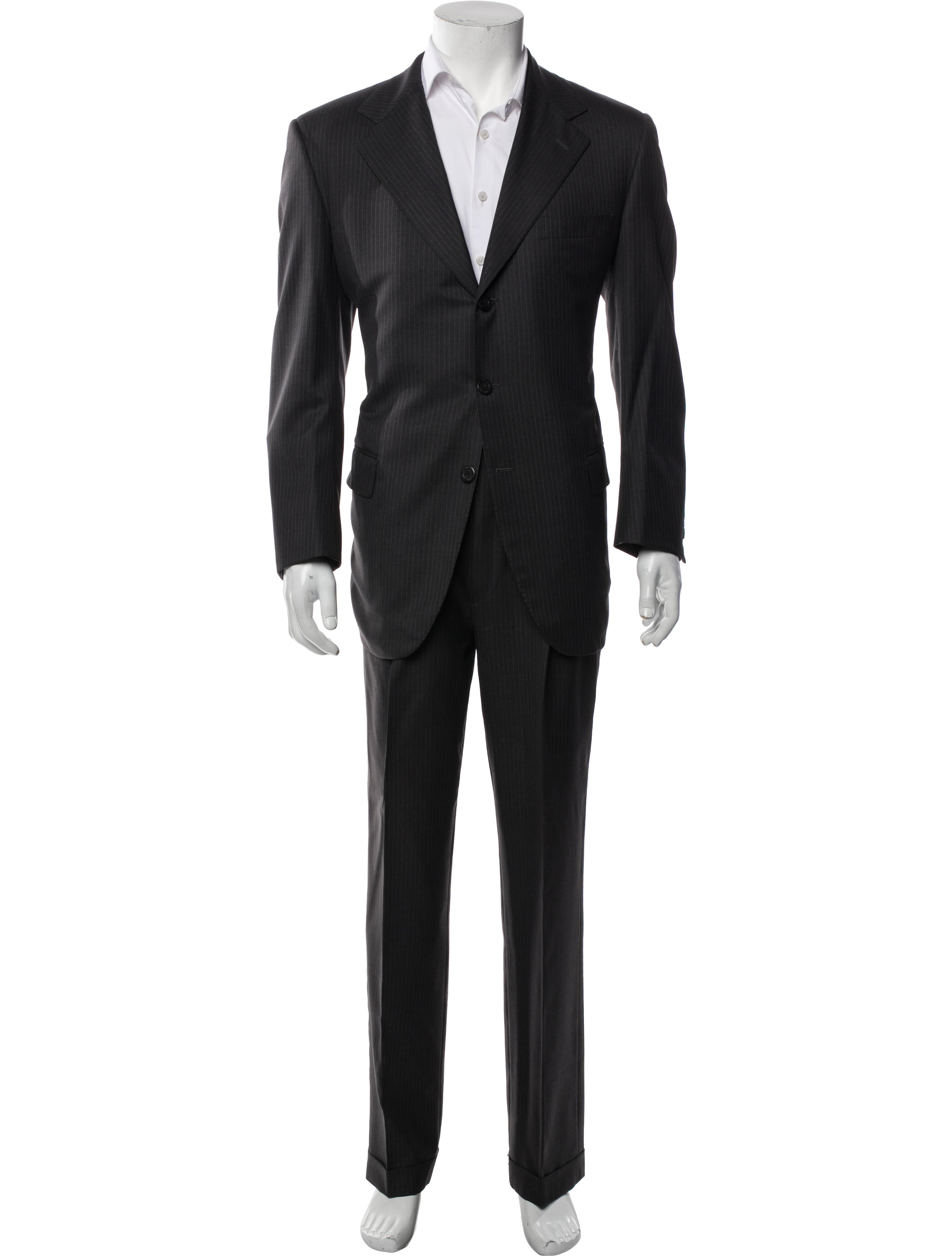Stefano Ricci Wool Striped Two-Piece Suit