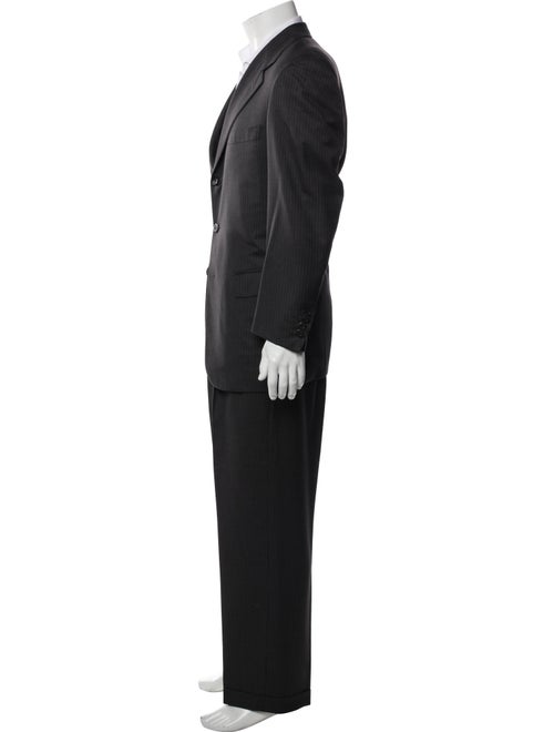 Stefano Ricci Wool Striped Two-Piece Suit