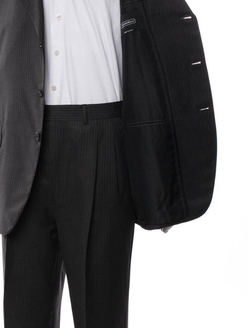 Stefano Ricci Wool Striped Two-Piece Suit