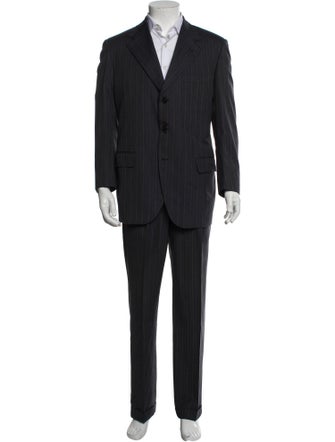 Stefano Ricci Wool Striped Two-Piece Suit