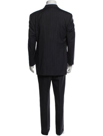 Stefano Ricci Wool Striped Two-Piece Suit