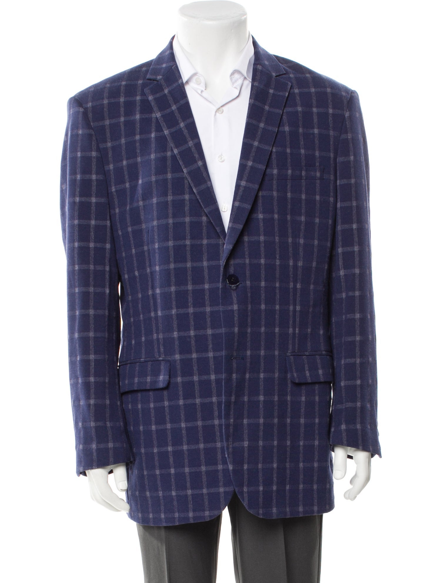 Stefano Ricci Plaid Print Blazer