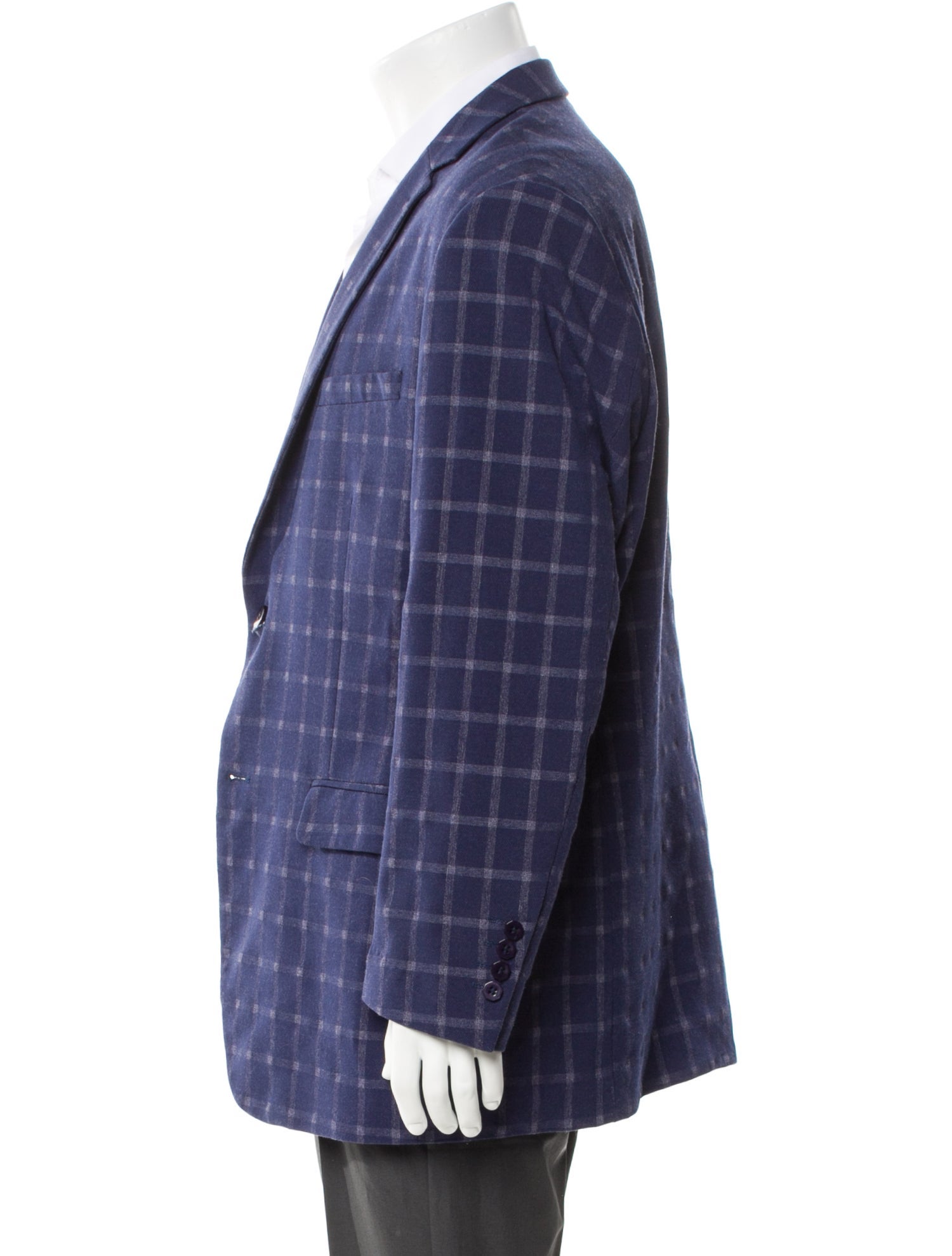 Stefano Ricci Plaid Print Blazer