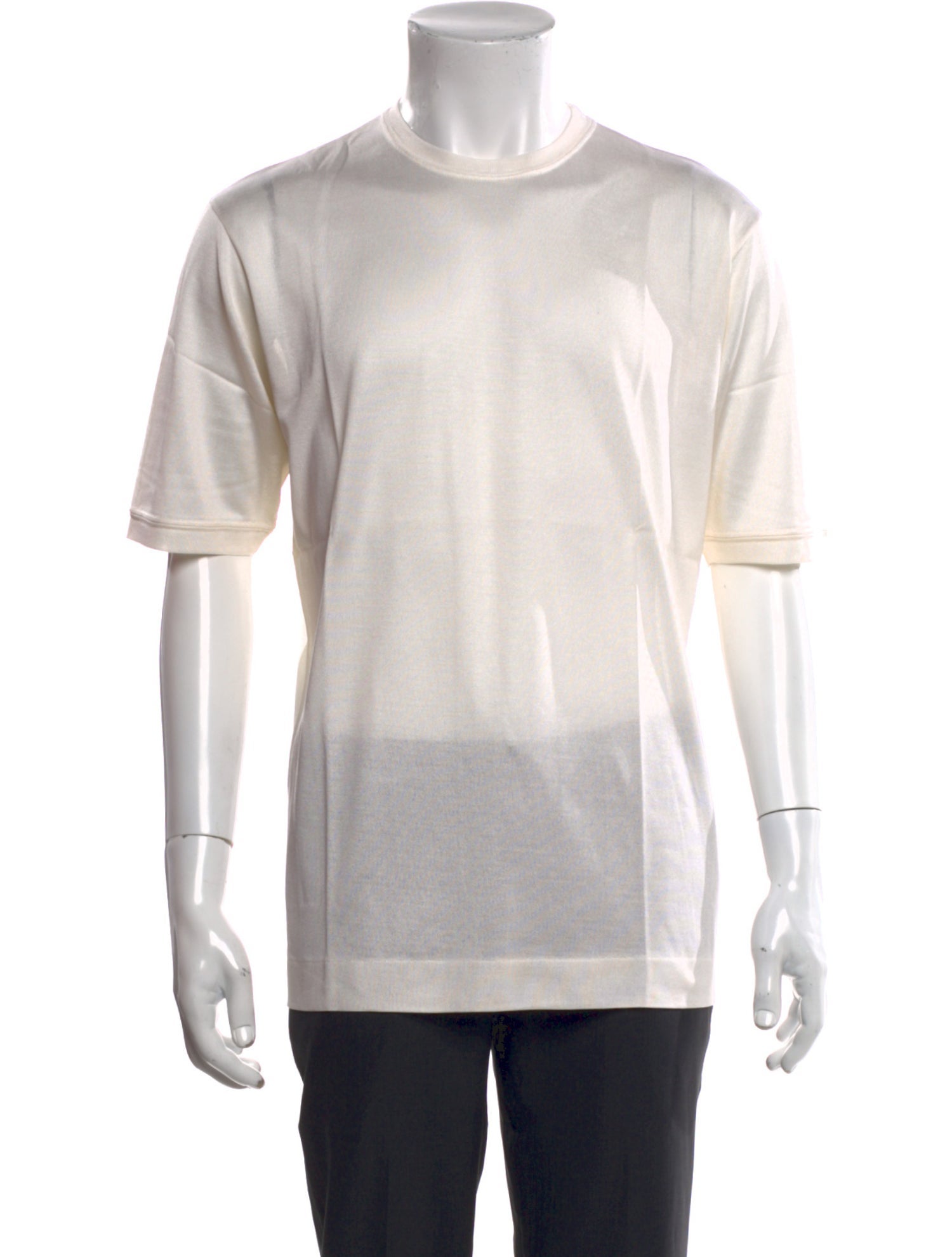 Stefano Ricci Silk Crew Neck T-Shirt