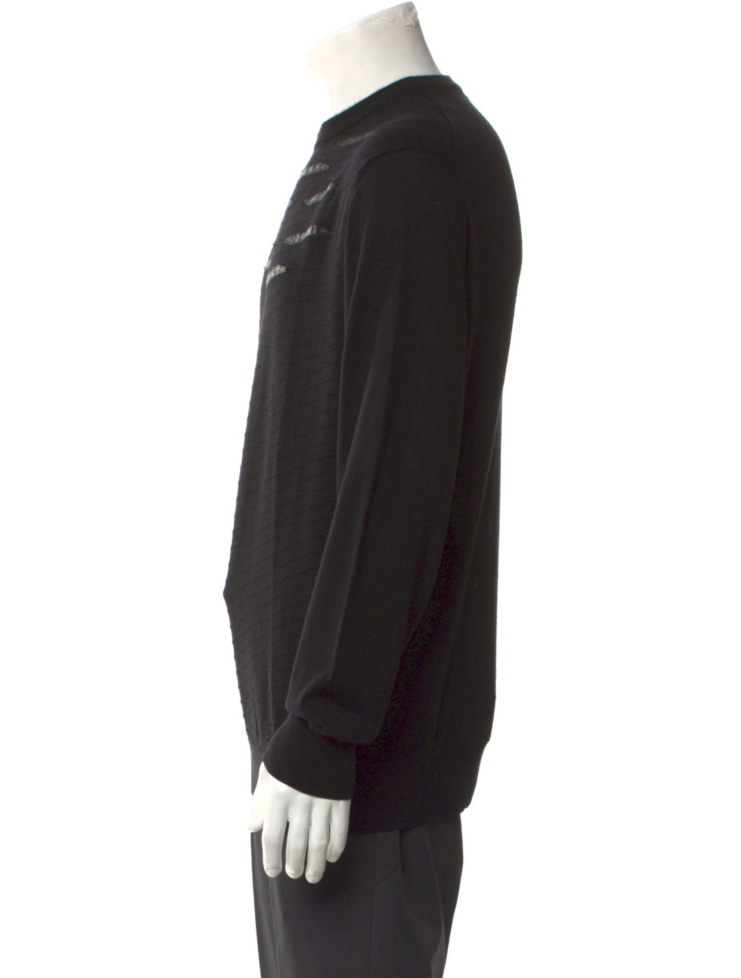 Stefano Ricci Crew Neck Long Sleeve Pullover