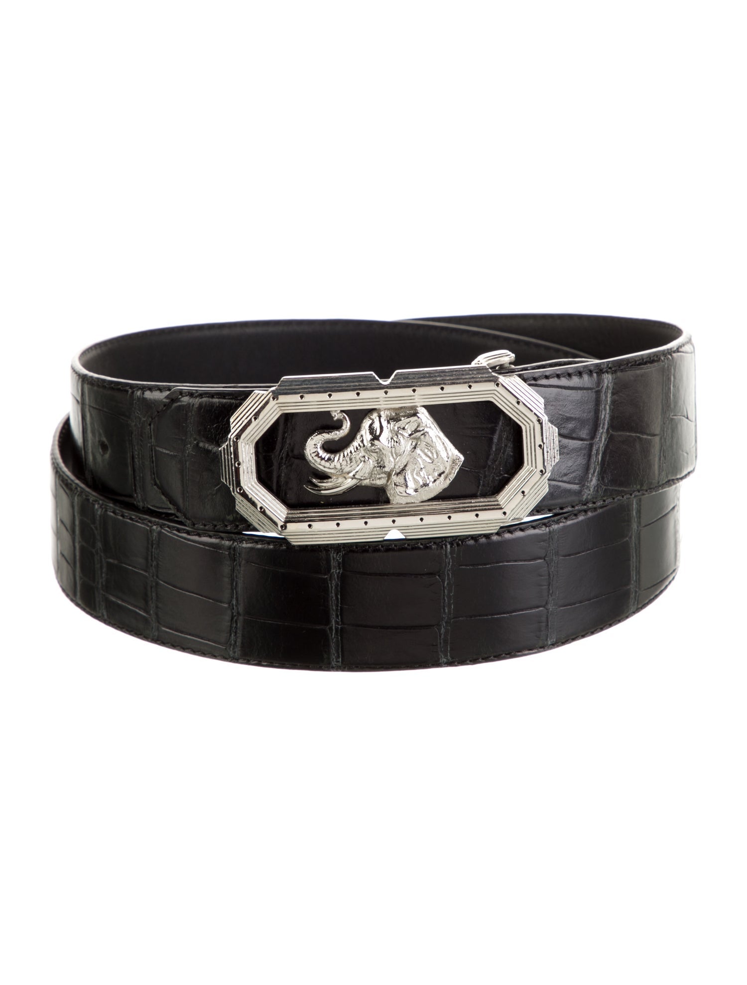 Stefano Ricci Crocodile Waist Belt