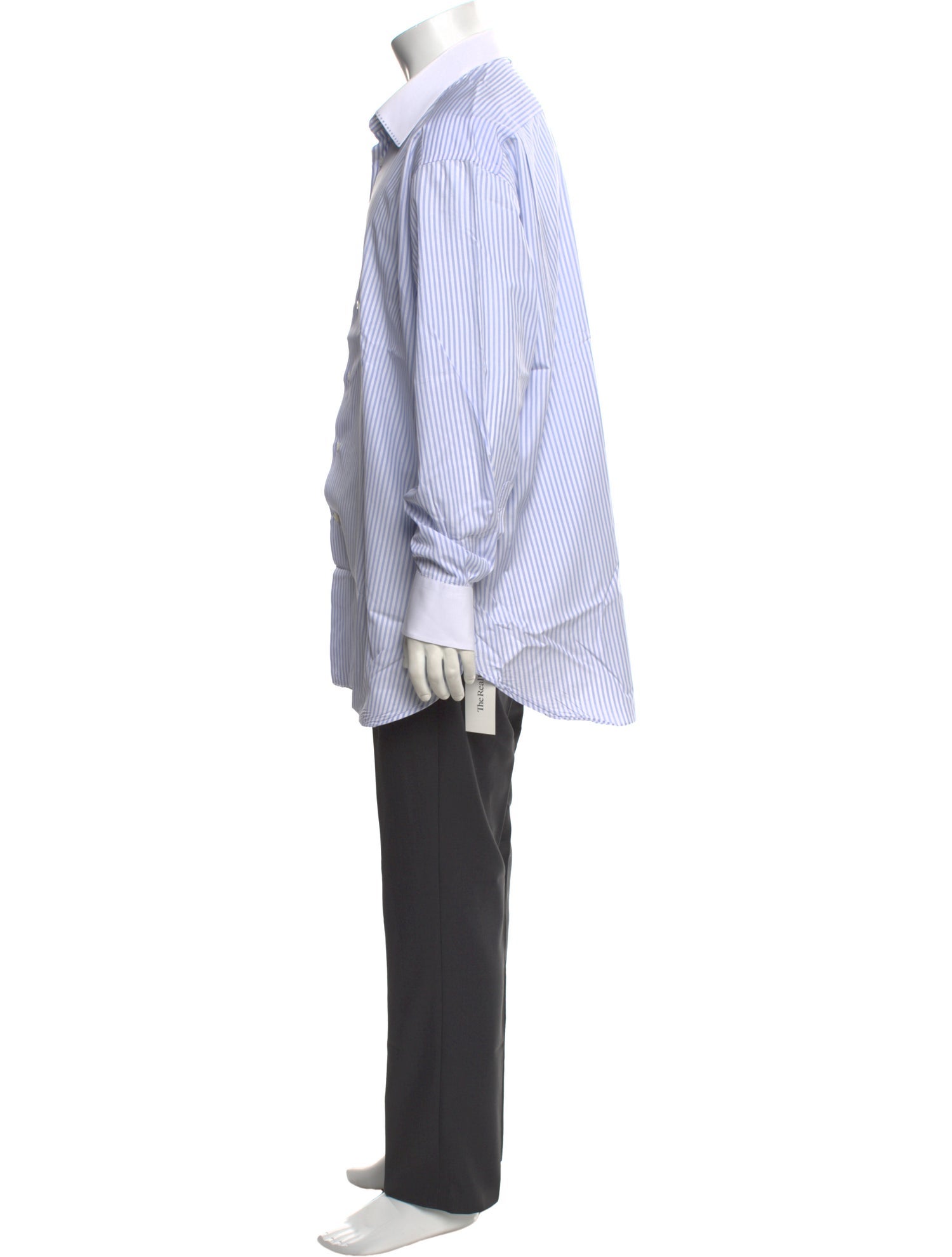 Stefano Ricci Striped Long Sleeve Dress Shirt