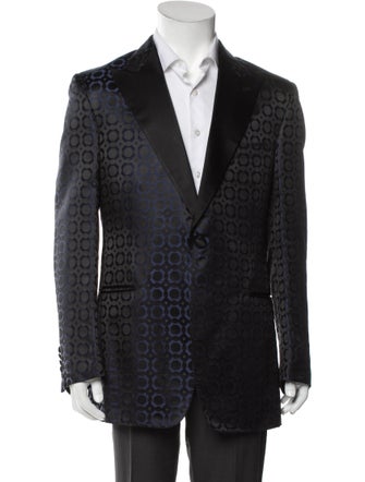 Stefano Ricci Silk Printed Blazer