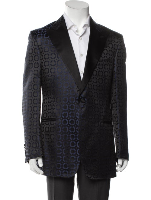 Stefano Ricci Silk Printed Blazer