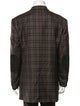 Stefano Ricci Wool Plaid Print Blazer