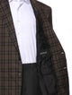 Stefano Ricci Wool Plaid Print Blazer
