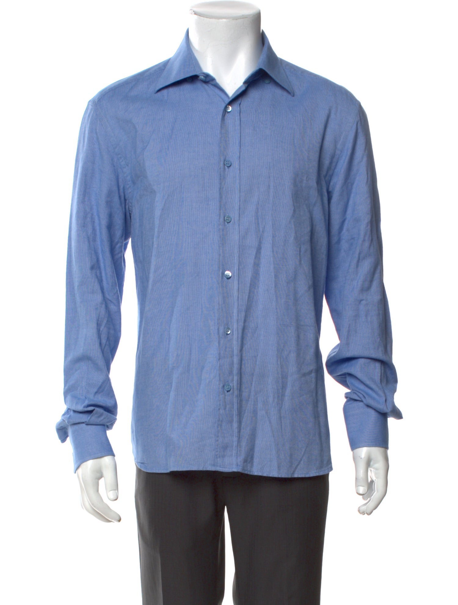 Carol Christian Poell Vintage Long Sleeve Dress Shirt - Grey