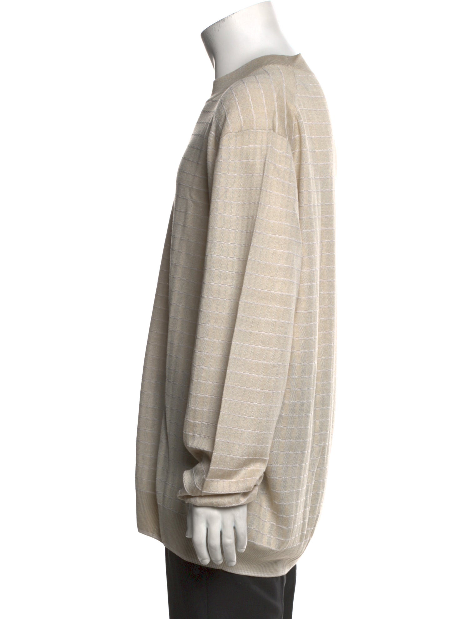 Stefano Ricci Silk Crew Neck Pullover