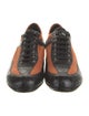 Stefano Ricci Embossed Leather Printed Sneakers