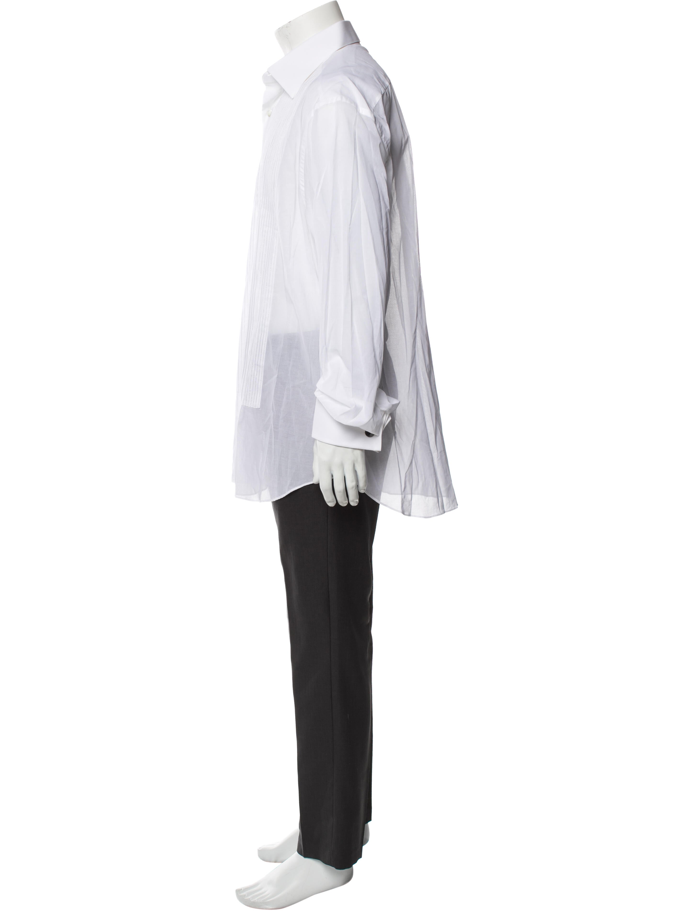 Stefano Ricci Long Sleeve Tuxedo Shirt
