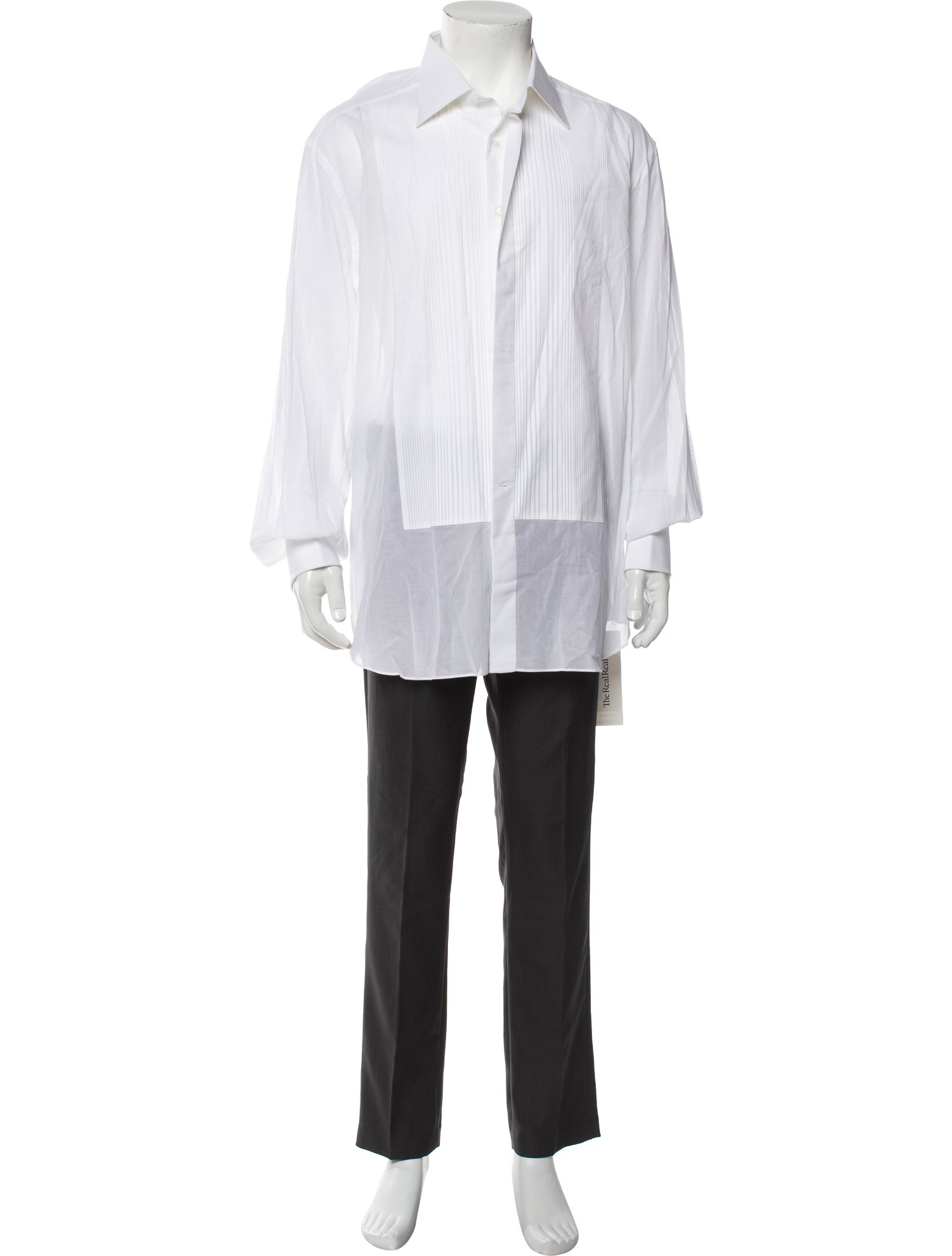 Stefano Ricci Long Sleeve Tuxedo Shirt