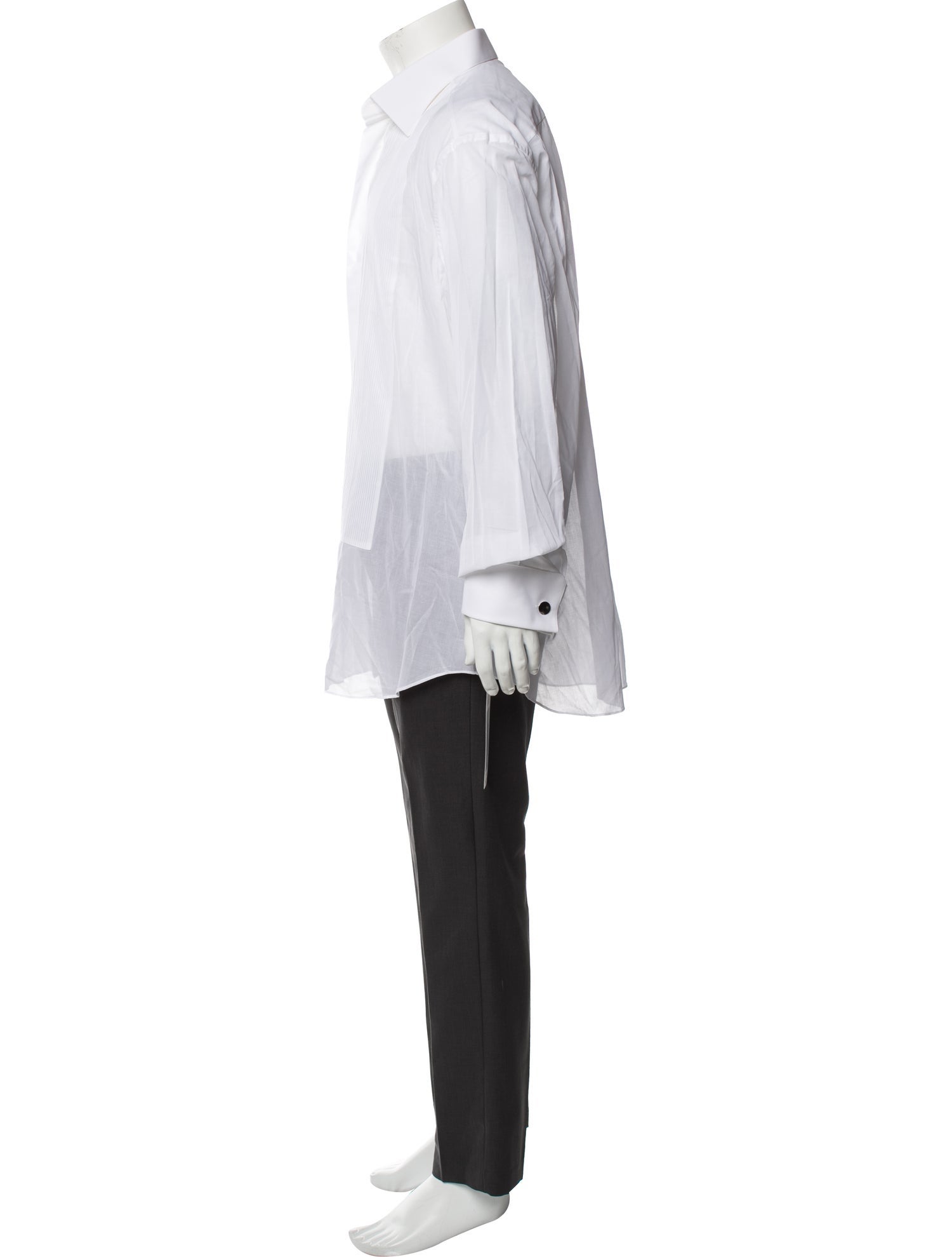 Stefano Ricci Long Sleeve Tuxedo Shirt