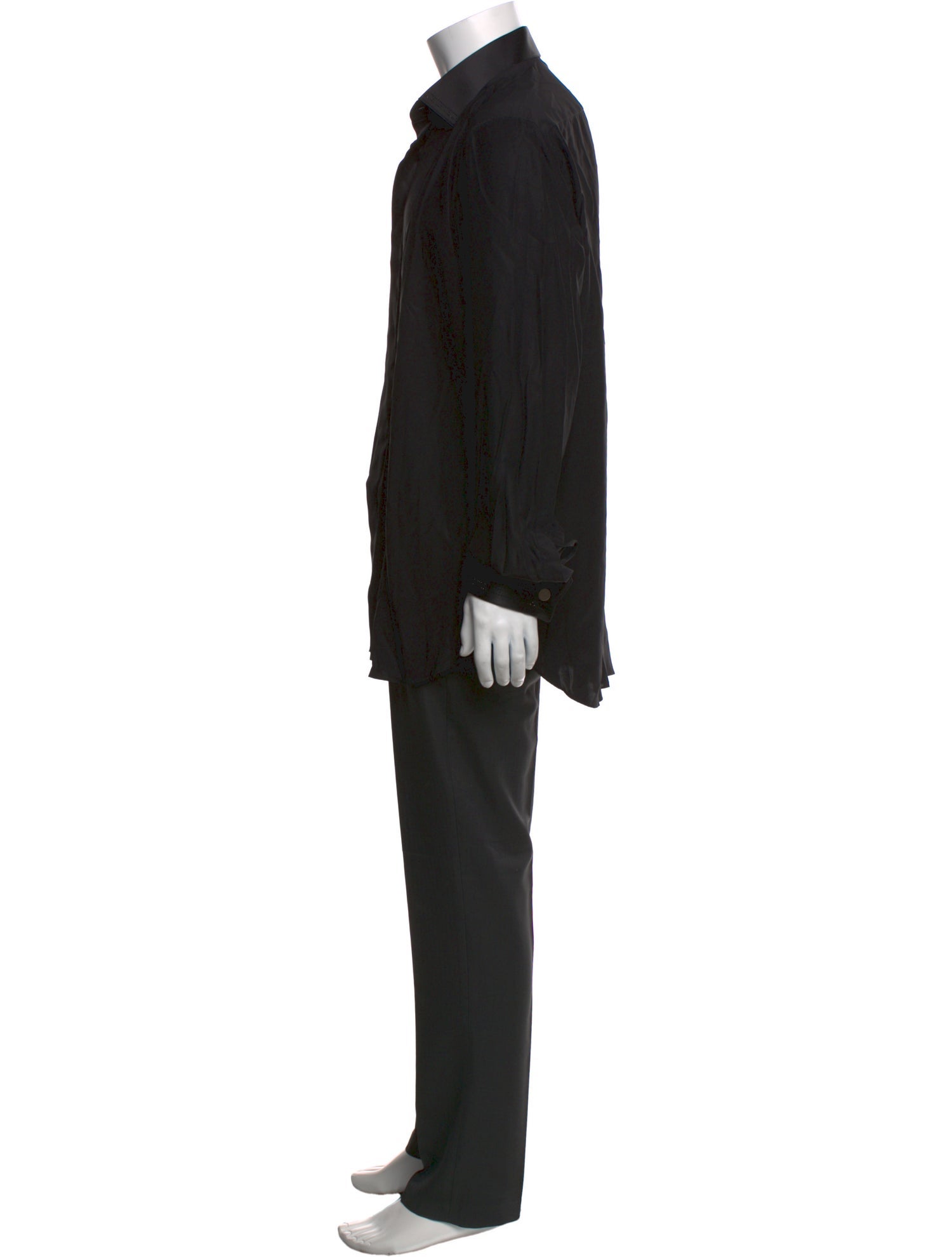 Stefano Ricci Silk Long Sleeve Dress Shirt