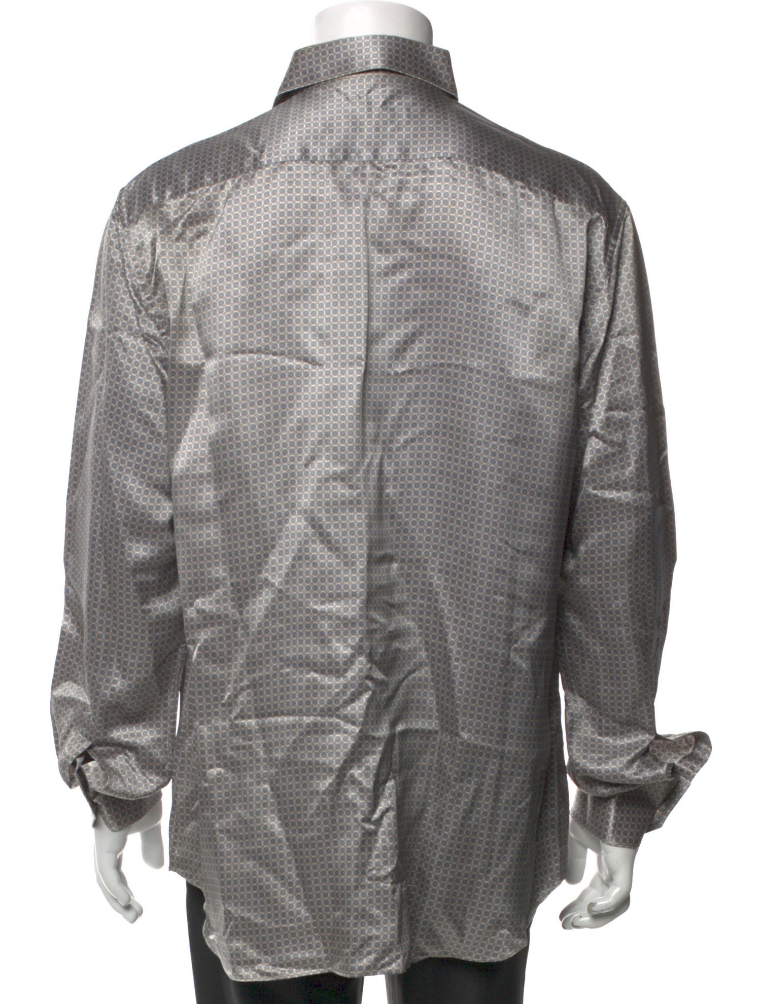 Stefano Ricci Silk Plaid Print Shirt