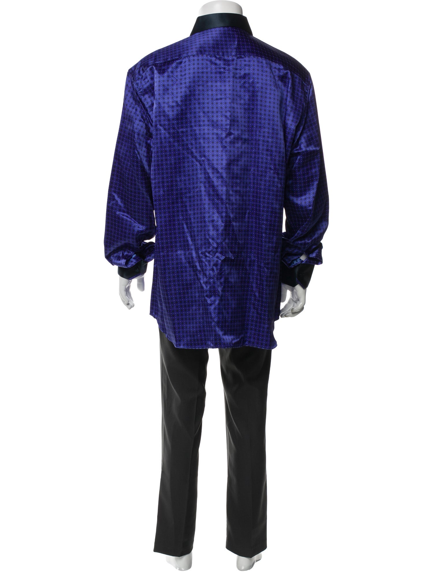 Stefano Ricci Silk Plaid Print Shirt