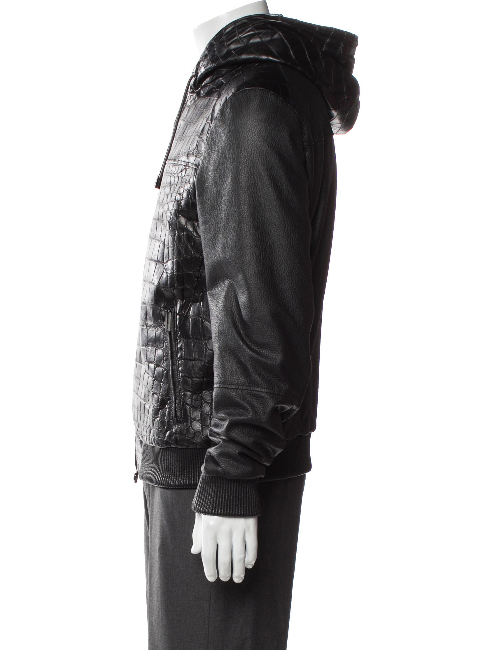 Stefano Ricci Crocodile Moto Jacket