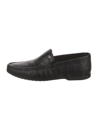 Stefano Ricci Crocodile Moccasins
