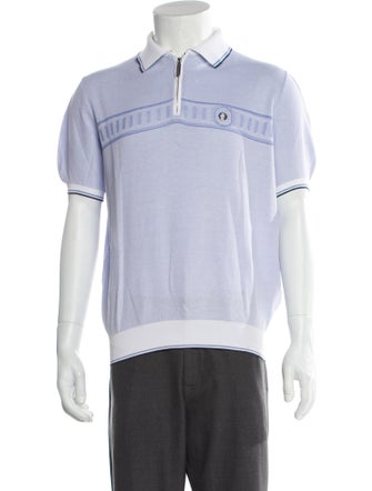 Stefano Ricci Graphic Print Collar Polo Shirt