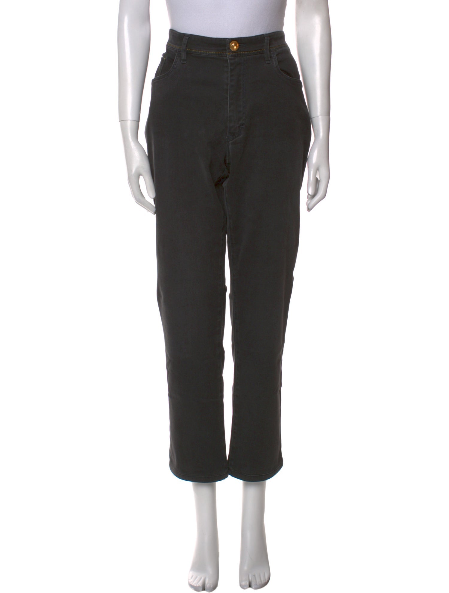 Stefano Ricci Mid-Rise Straight Leg Jeans