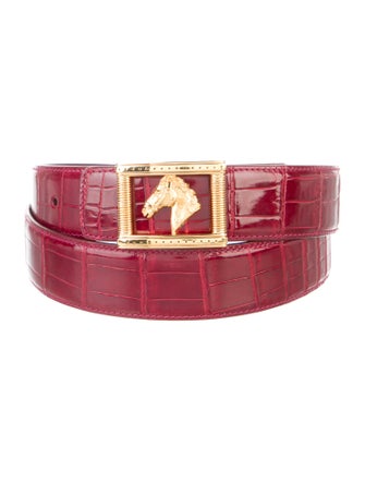 Stefano Ricci Crocodile Waist Belt