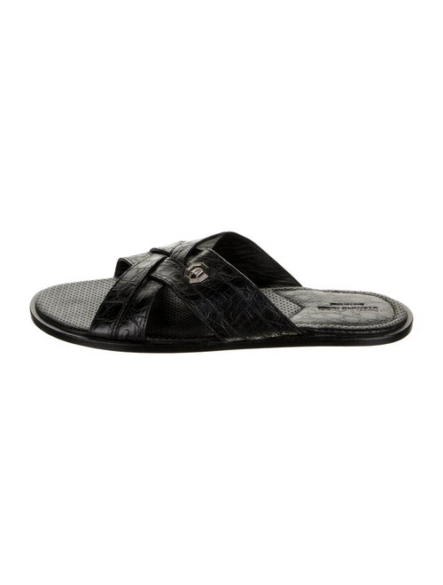 Stefano Ricci Leather Slides